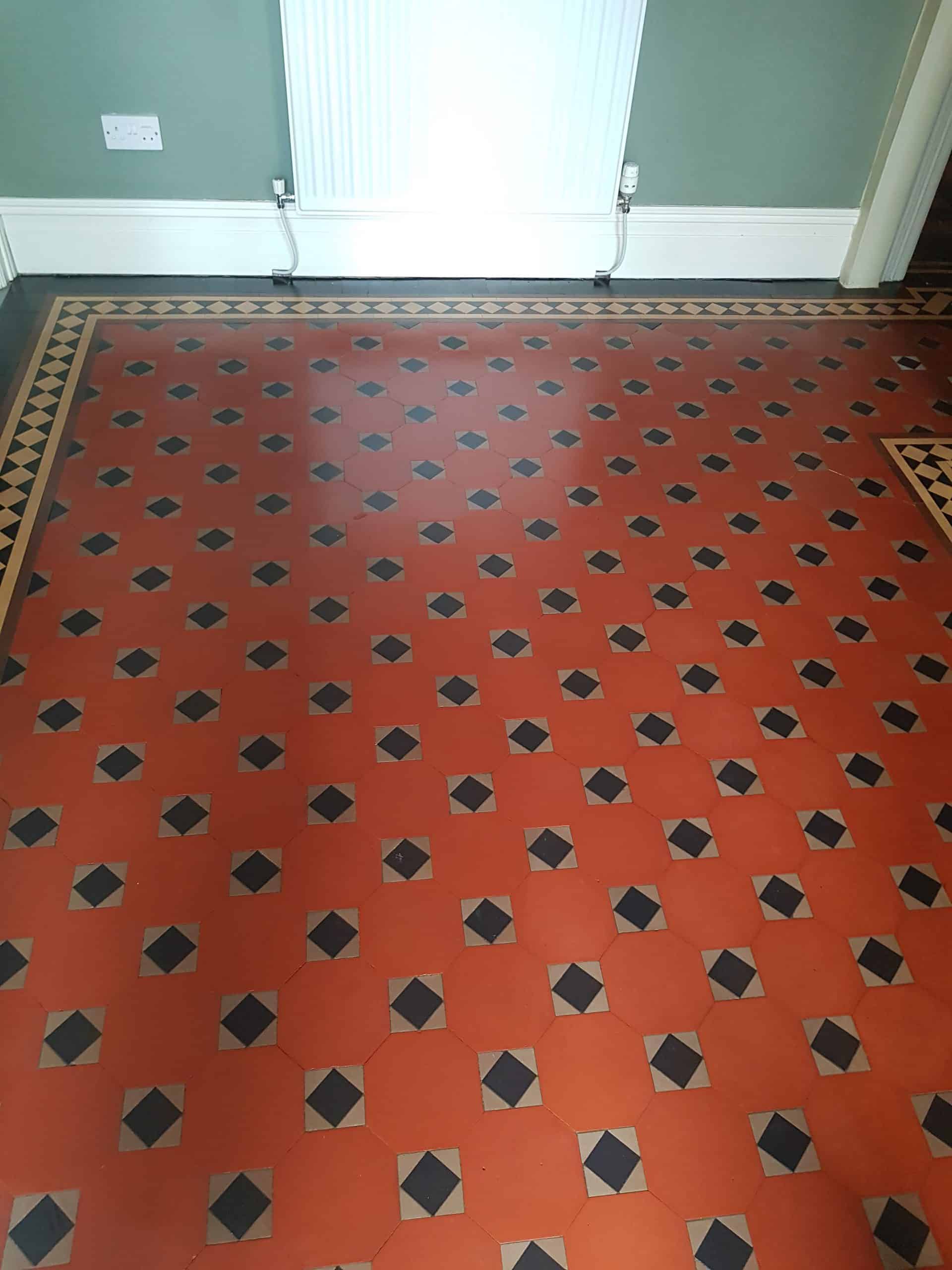 Victorian tiles restored in Barrow In Furness