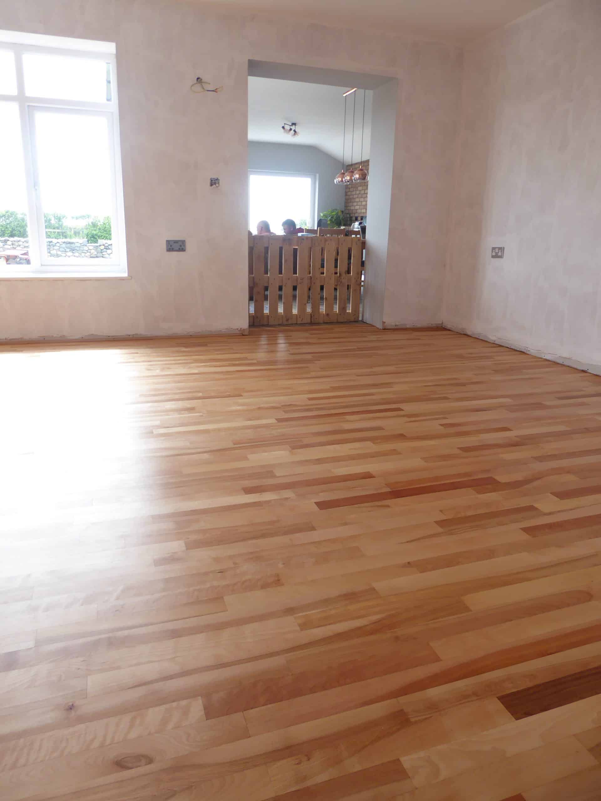 Birch Flooring Sanded