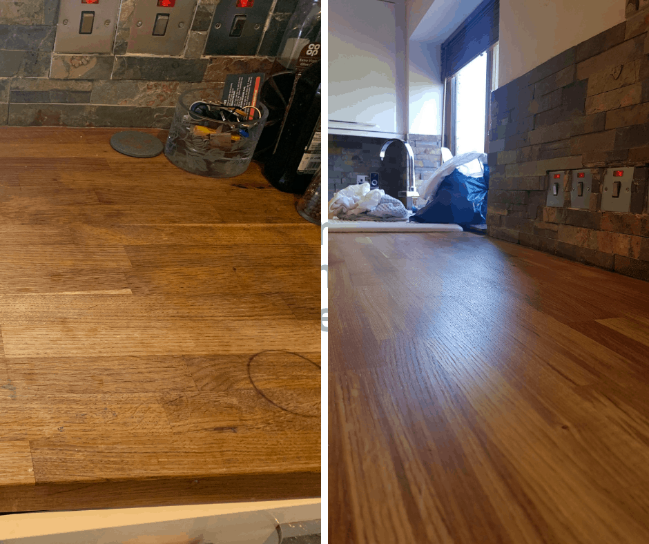 wooden worktop restoration barrow in furness