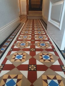 victorian floor tiles retored