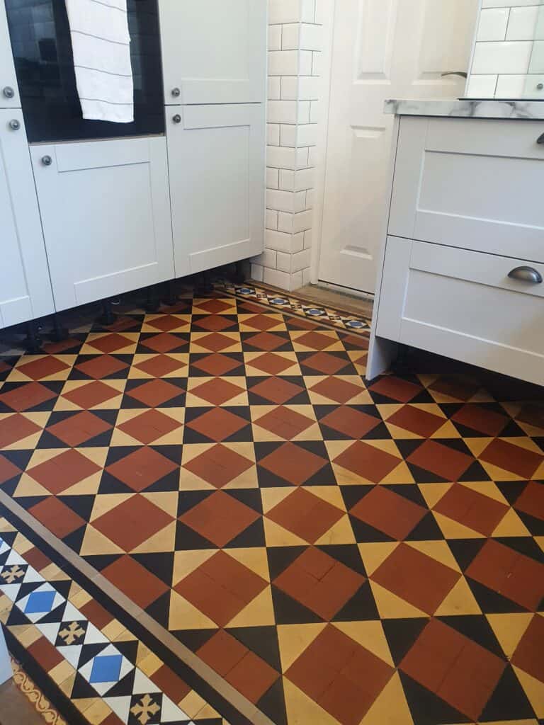 Victorian era tile restoration in Ulverston