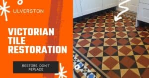 Victorian tile restoration in Ulverston